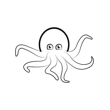 Octopus icon Stock Illustration