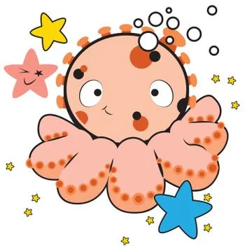 Octopus Stock Illustration