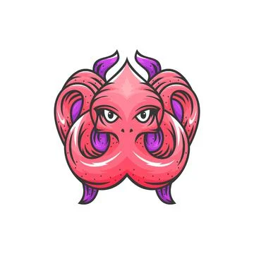 Octopus logo Stock Illustration