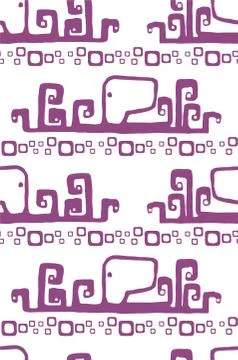 Octopus seamless  texture Ilustração Stock