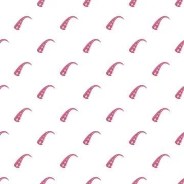 Octopus tentacle pattern seamless vector Stock Illustration
