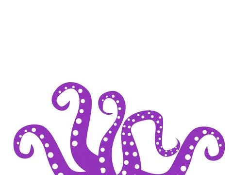 Octopus tentacles design vector illustration Stock Illustration