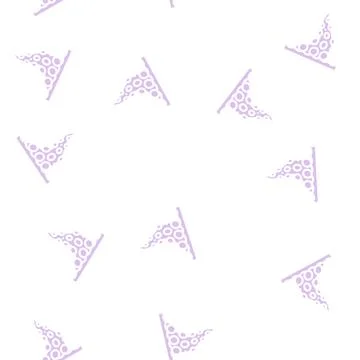Octopus tentacles glyph vector seamless pattern Stock Illustration