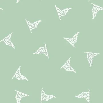 Octopus tentacles line vector seamless pattern Stock Illustration
