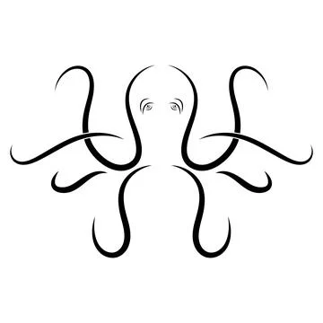 Octopus vector illustration design Stock Illustration