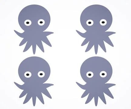 Octopus vectors Stock Illustration