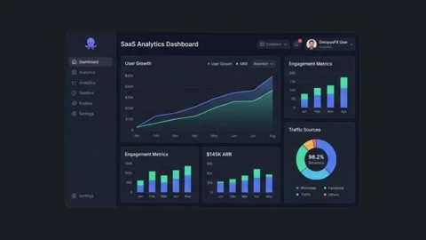 OctopusFX Ultimate Transitions v1.0 - Smooth SaaS Dashboard Presets  After Effects	Stock