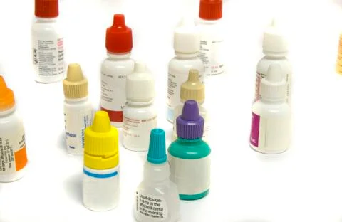 Ocular medications Stock Photos