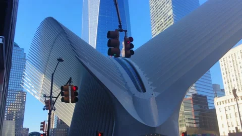 Oculus building in New York Stock Footage 131970513