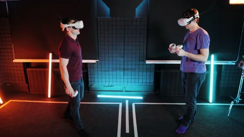 Oculus Rift Quest VR glasses boxing Stock Video Pond5