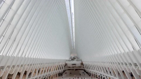 Oculus transportation hub Stock Footage 158498469