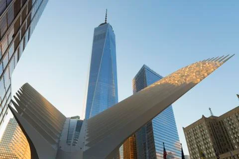 Oculus transportation hub. Stock Photos