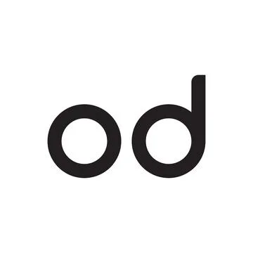 Od initial letter vector logo icon Stock-Illustration