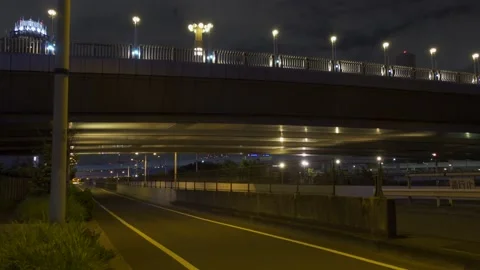 Odaiba Night Stock Footage 147652214