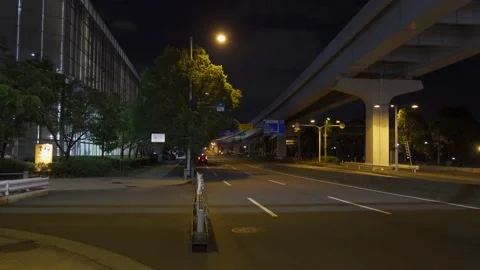 Odaiba Night Stock Footage 147652314