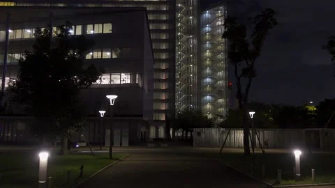 Odaiba Night Stock Footage 147652372