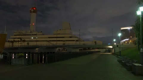 Odaiba Night Stock Footage 147652378