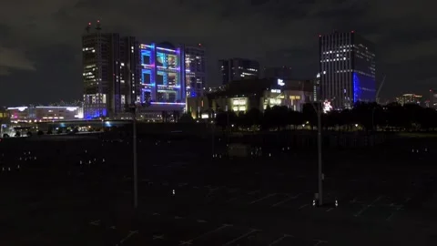 Odaiba Night Stock Footage 147652445