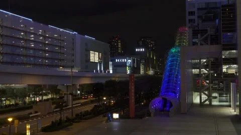Odaiba Night Stock Footage 147652699