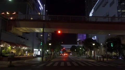 Odaiba Night Video stock 147652772