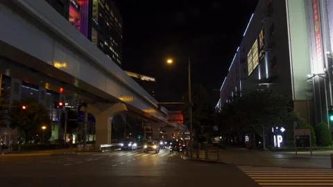 Odaiba Night Stock Footage 147652791