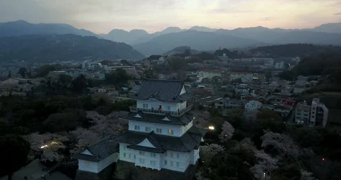 Odawara Castle at Sunset Part 2 스톡 동영상 89075669