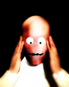 Odd Head Illustrazione stock