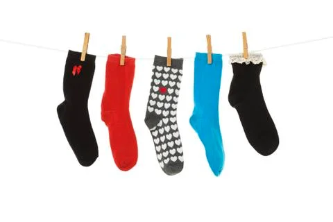 Odd socks Stock Photos