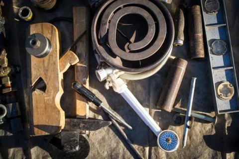 Odd Tools and Junk Stock Photos