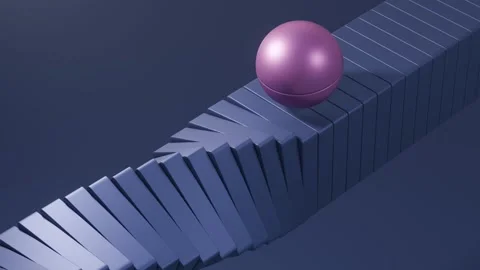 Oddly satisfying ball motion on a seamless looping background, designed for c Stock Footage 296897776