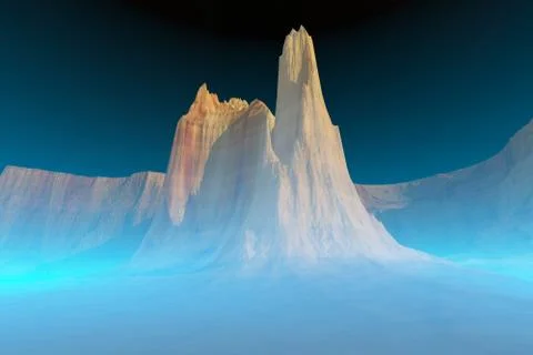 Ode to blue Stock Illustration