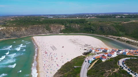 ODECEIXE BEACH PORTUGAL 4K 29,97 Stock Footage 260694904