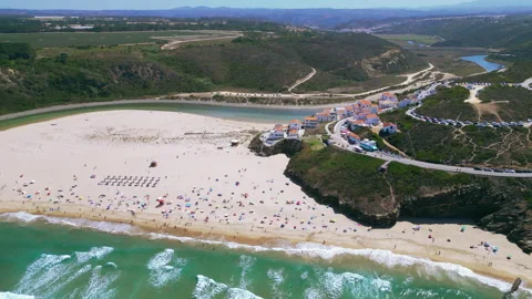 ODECEIXE BEACH PORTUGAL 4K 29,97 Stock Footage 260697741