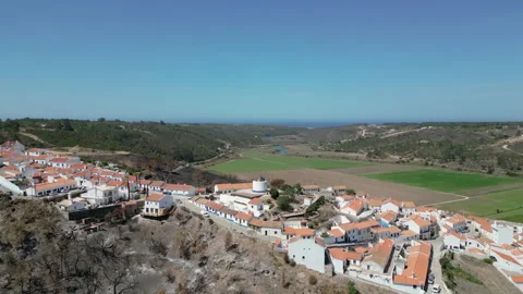 Odeceixe Portugal Drone HD2997 Stock Footage 260694131