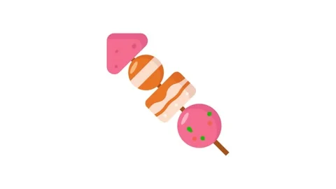 Oden icon animation for motion graphics. Foods and Drinks Icons Stock Footage 147990723