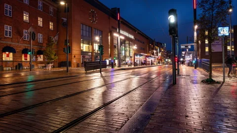 Odense Central Station Stock Footage 262947648