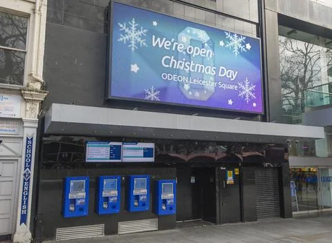 Odeon Cinemas Open Their Doors For The First Time On Christmas Day. 2016/12/25 P Stock Photos