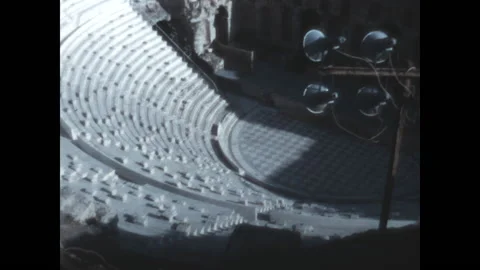 Odeon of Herodes Atticus 1965 Stock Footage 150177175
