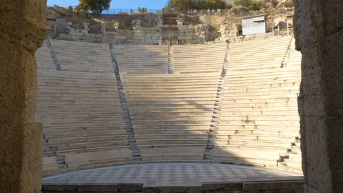 Odeon of Herodes Atticus Stock Footage 89454144