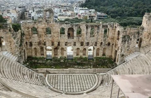 Odeon of Herodes Atticus Stock Photos