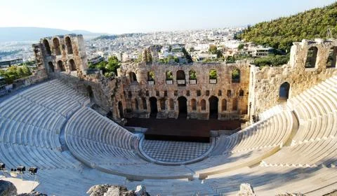 Odeon of Herodes Atticus Stock Photos