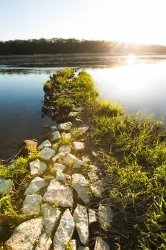 Oder River, Germany Stock Photos