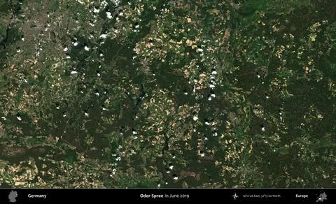 Oder-Spree, Germany. Sentinel. June 2019 Stock-Illustration