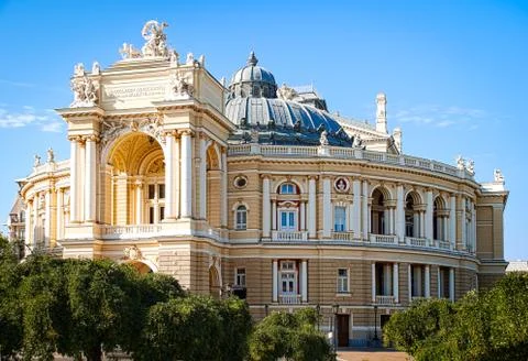 Odesa opera theatre Stock Photos