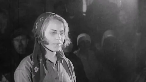 Odesa. Production processes at the Odessa jute factory 1928 - 12of26 Stock Footage 289675069