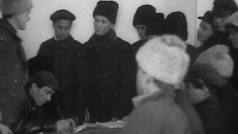 Odesa. Production processes at the Odessa jute factory 1928 - 22of26 Stock Footage 289675133