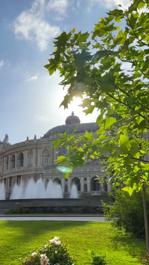 Odesa, Ukraine - May 20, 2026: Odesa Opera House Stock Footage 342019029