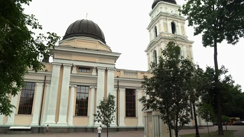 Odessa Cathedral of the Transfiguration of the Savior Stock Footage 182413092