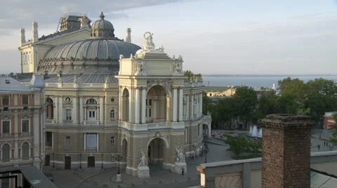 Odessa opera house Stock Footage 38660993
