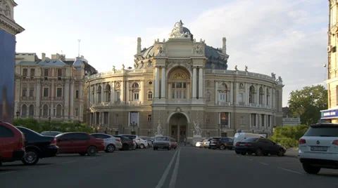 Odessa opera house Stock Footage 38661394